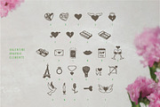 Happy Valentine's Day, a Symbol Font by Heroglyphs Studio (Thumbnail 3 of 5)