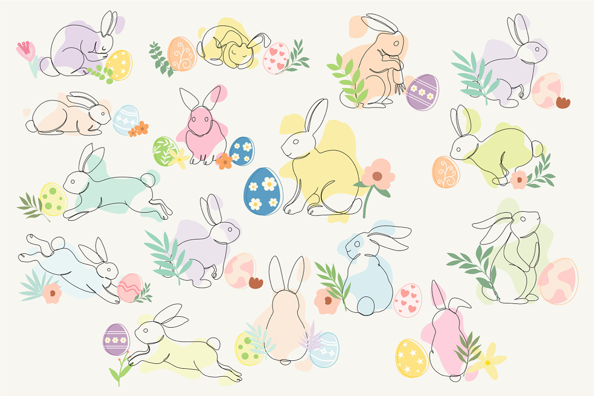 Cute Easter Graphic Illustration, an Illustration by Adora ARTS (Photo 10 of 17)