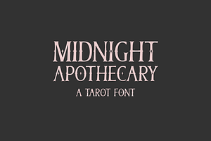 Midnight Apothecary Serif Font, a Serif Font by Beck McCormick