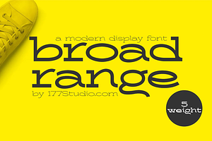 Broad Range Font