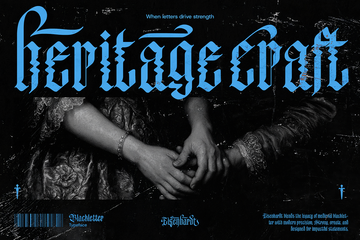 Eisenhardt - Gothic Blackletter Font, a Blackletter Font by Inviline.co (Photo 12 of 15)