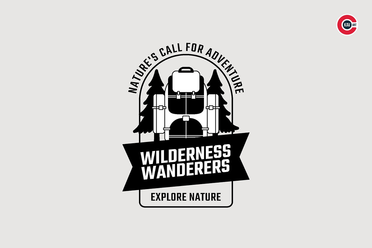 Badges or Emblem Logos for Camping, a Branding & Logo Template by C-Kav (Photo 4 of 8)