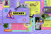 Gockey - 90s Trends Powerpoint, a Presentation Template by Dhabee (Thumbnail 1 of 7)