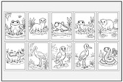 Swamp Animals Coloring Pages, an Animal Illustration by Lamia Emad (Thumbnail 3 of 5)