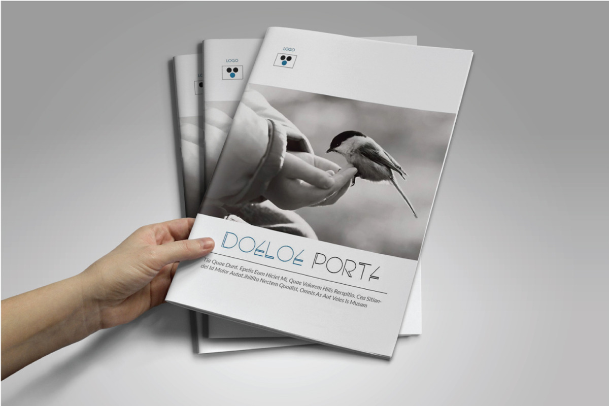 A4 Black & White Portfolio, a Brochure Template by marone (Photo 1 of 5)