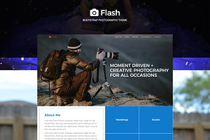 Flash - Bootstrap Photography Theme, a Bootstrap Template by HH Themes