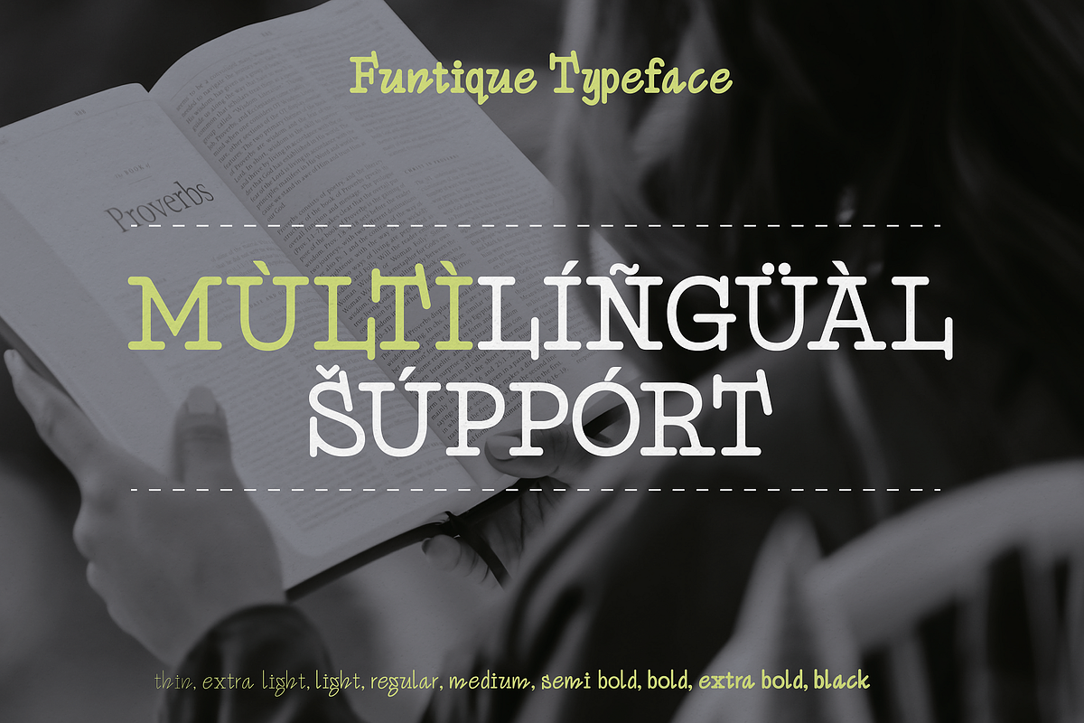 Funtique - Unique Serif Typeface, a Serif Font by HipFonts (Photo 3 of 10)