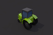 Low Poly Tractor, a Cars & Vehicle 3D Model by CreativeeArt (Thumbnail 4 of 8)