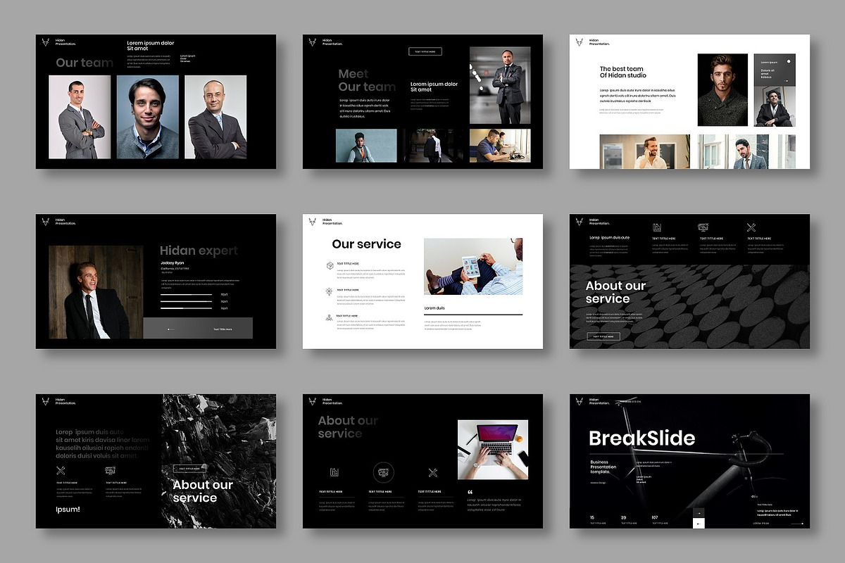 Hidan - Business Google Slide, a Presentation Template by Dens Creative Studio (Photo 3 of 6)