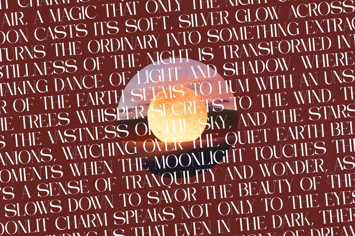 Moonlit Charm Modern Display Serif, a Serif Font by timelesstype.co (Photo 14 of 20)