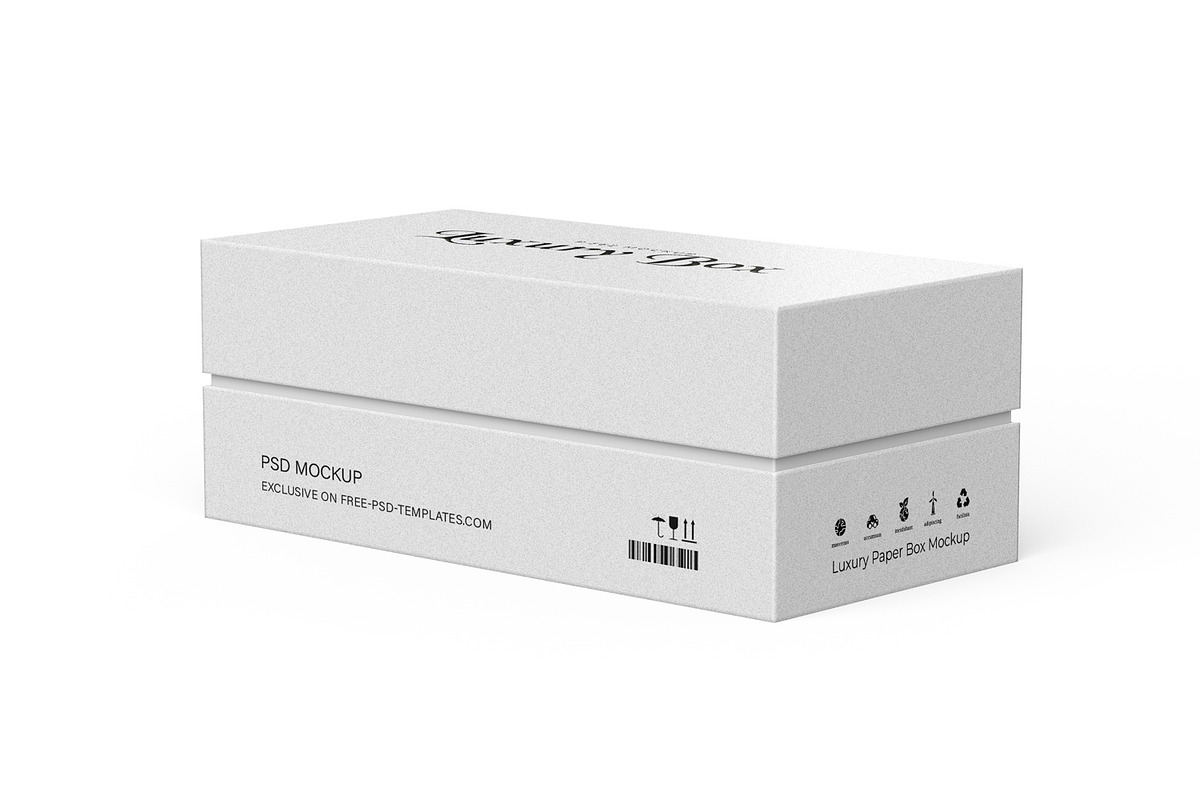 Luxury Two Piece Rigid Box Mockup, a Packaging Mockup by Ram Studio LLC (Photo 11 of 11)