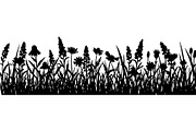 Wildflower Meadow Silhouette, an Object Graphic by Creativeshirt (Thumbnail 19 of 20)