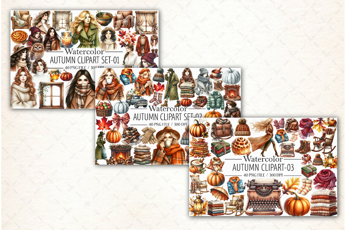Autumn Clipart Mega Bundle, an Illustration by Libby Wishes (Photo 3 of 4)