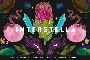 Interstella Mystic Illustrations Kit