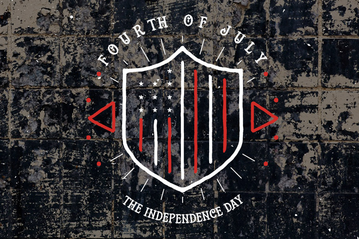 6 American Badge, a Branding & Logo Template by pixelpines (Photo 4 of 5)