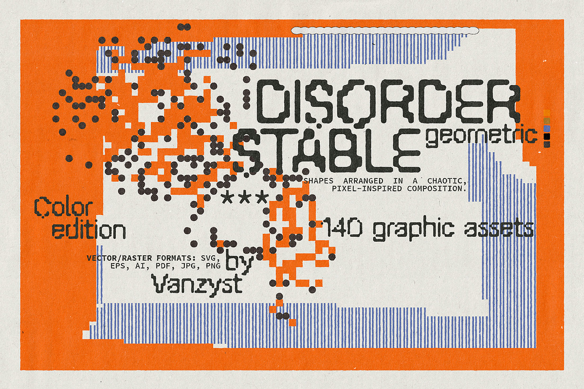 Disorder Stable Graphic, a Pattern Graphic by Vanzyst (Photo 1 of 11)
