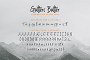 Gutters Butter, a Script Font by Omotu Studio (Thumbnail 13 of 14)
