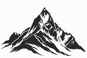 Mountain Tree Silhouette Bundle, a Graphic by balal (Thumbnail 4 of 11)