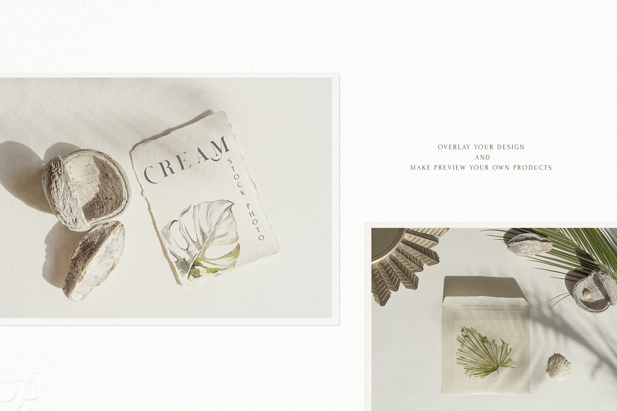 Cream Minimalist Styled Photos, a Product Mockup by Cat In Colour (Photo 2 of 5)