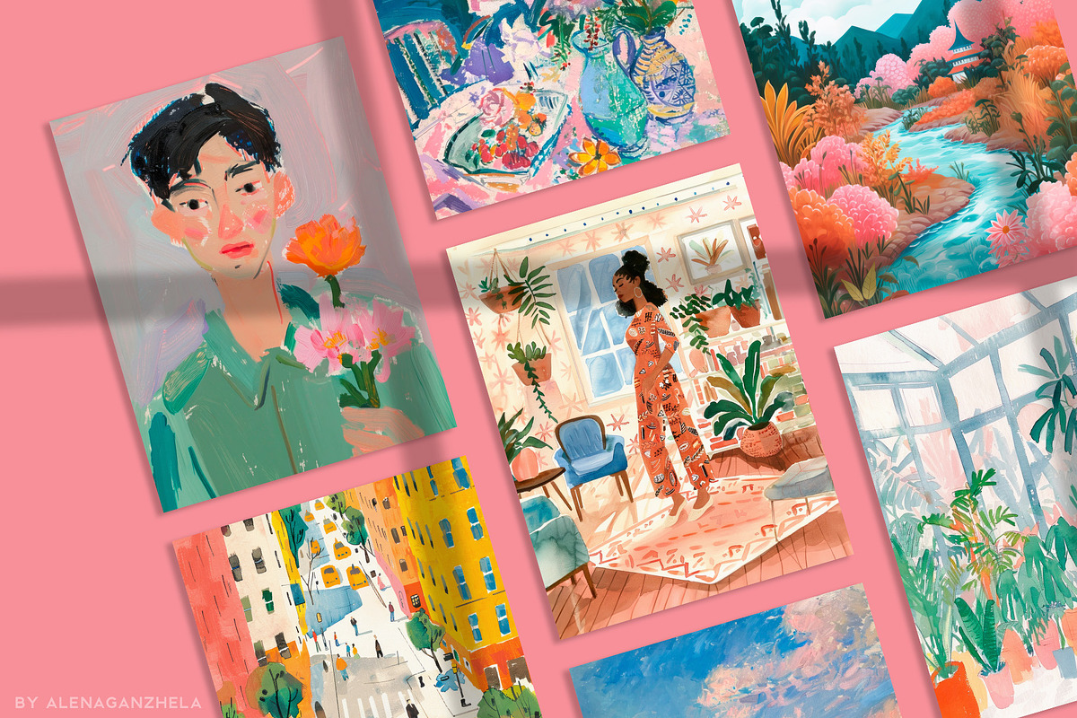 MAXIMALISTA - wall art mixed prints, a Background Graphic by alenaganzhela (Photo 5 of 10)