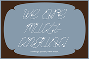 A modern cursive font for designers, a Script Font by Emma Make (Thumbnail 9 of 9)