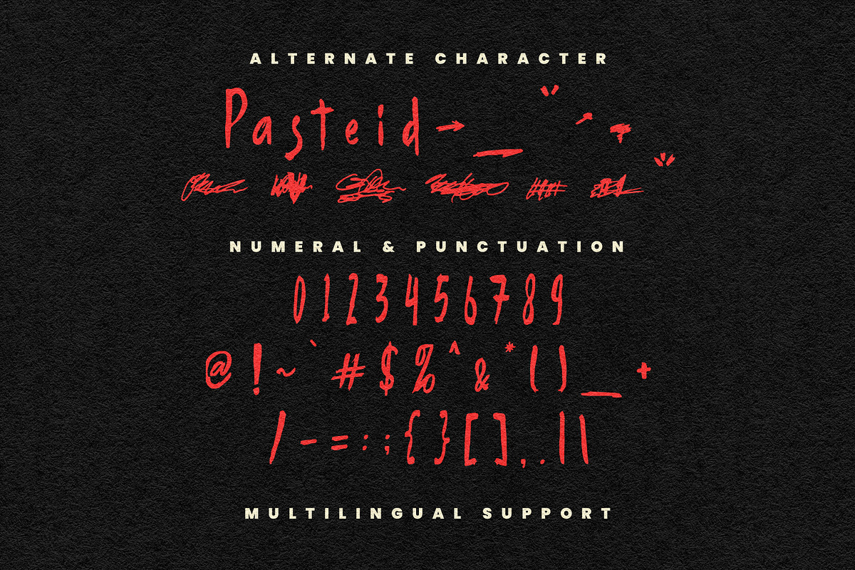 Awascoh Handmade Handwritten Scrawl, a Handwritten Font by Maulana Creative (Photo 5 of 7)