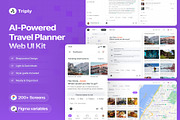 Triply - AI Travel Planner UI Kit, an UI Kit Template by Lumina_ui_ux202 (Thumbnail 1 of 7)