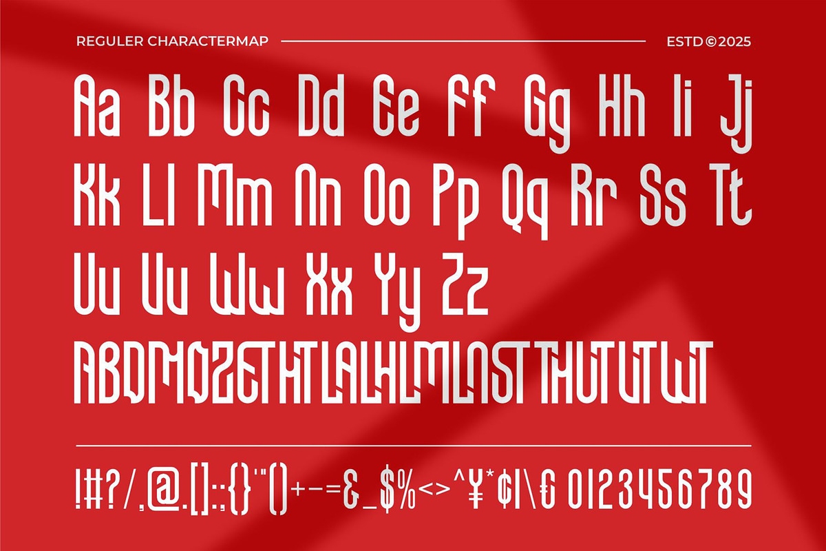 Amesta || Modern Sans Serif Font, a Sans Serif Font by Ermedia Studio (Photo 9 of 10)