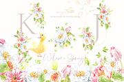 Welcome Spring! Watercolor Easter, an Animal Illustration by Catherine Wheel (Thumbnail 1 of 14)