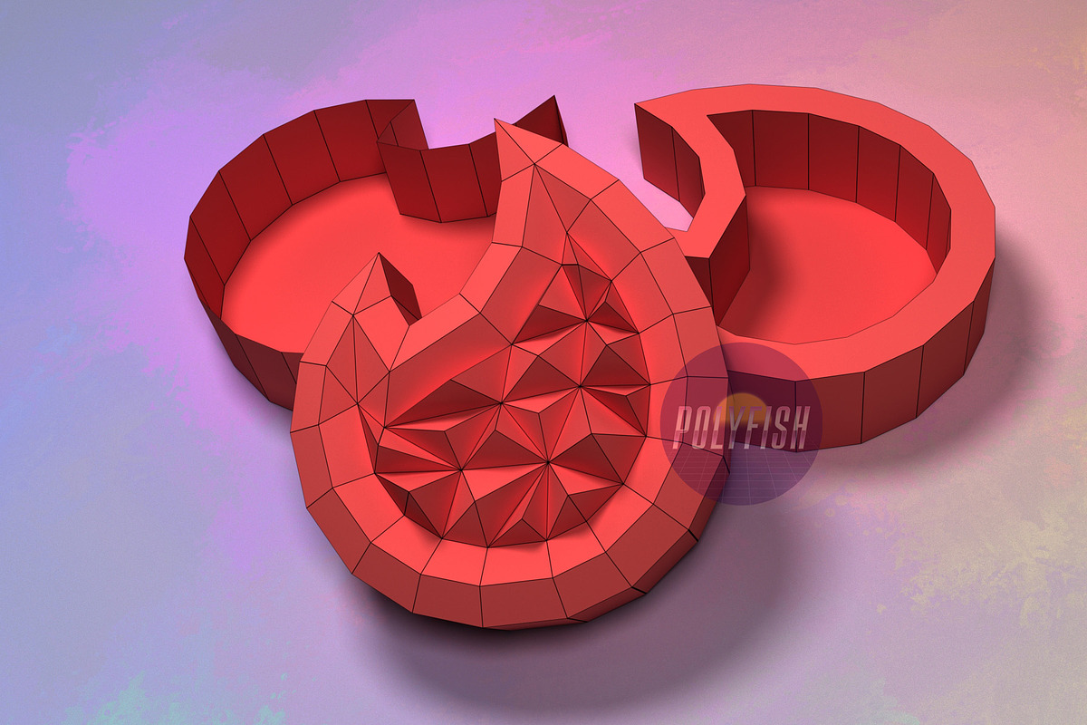 DIY Tinder Box 3D model template, a Graphic by PolyFish (Photo 1 of 4)