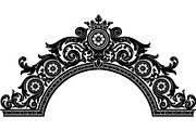 Ornamental Floral Arch Engraving, a Decorative Illustration by Designer_Momina (Thumbnail 11 of 21)