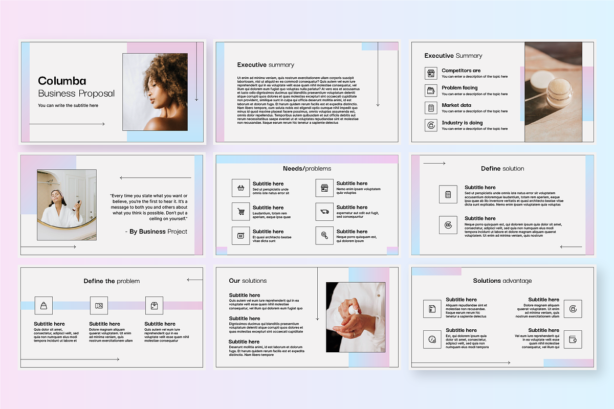 Business Proposal Template, a Presentation Template by Hamocreate (Photo 2 of 8)