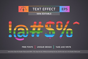 Pride - Editable Text Effect