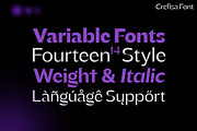 Crefisa Variable Sans Serif, a Sans Serif Font by Mulkan Nazir (Thumbnail 13 of 15)