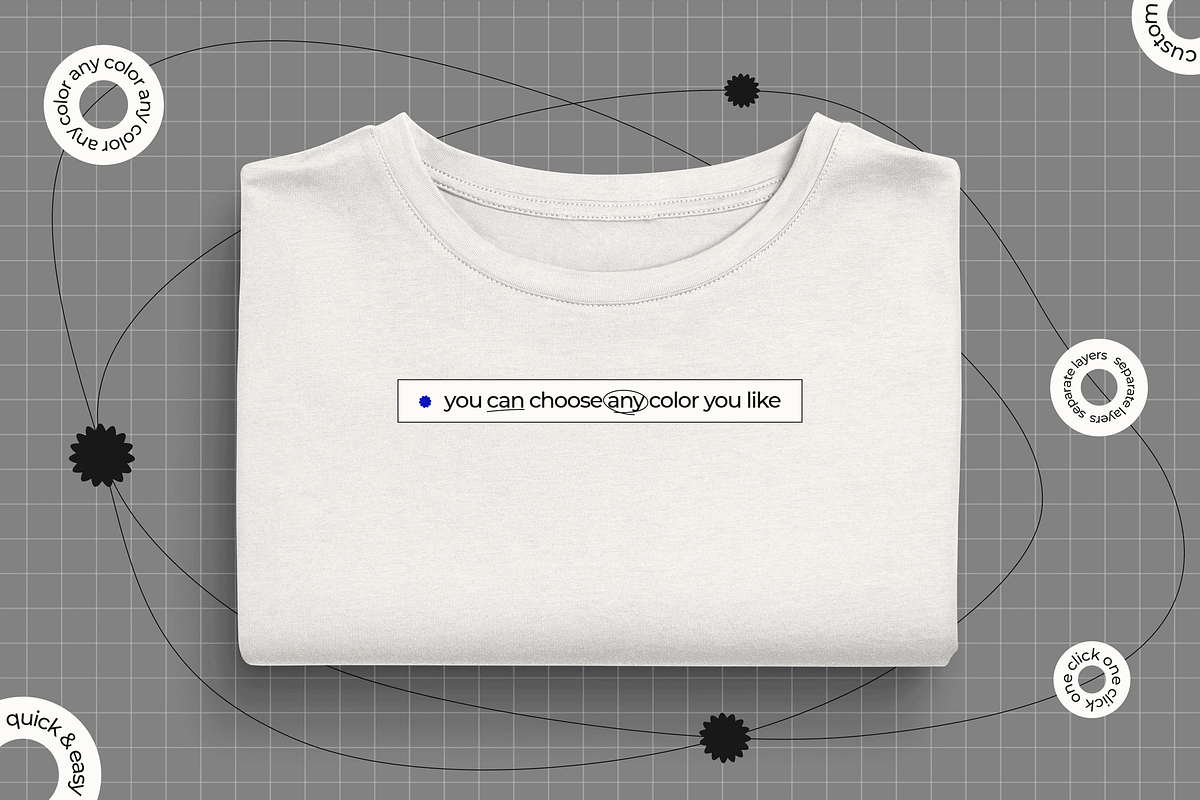 Six T-Shirt PSD Mockups Bundle, a Templates & Theme by 34store (Photo 4 of 9)
