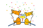 Funny lettering. for your projects, a Card Template by pashigorov (Thumbnail 12 of 15)