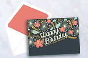 Happy Birthday Card, a Card Template by stockhype (Thumbnail 1 of 2)