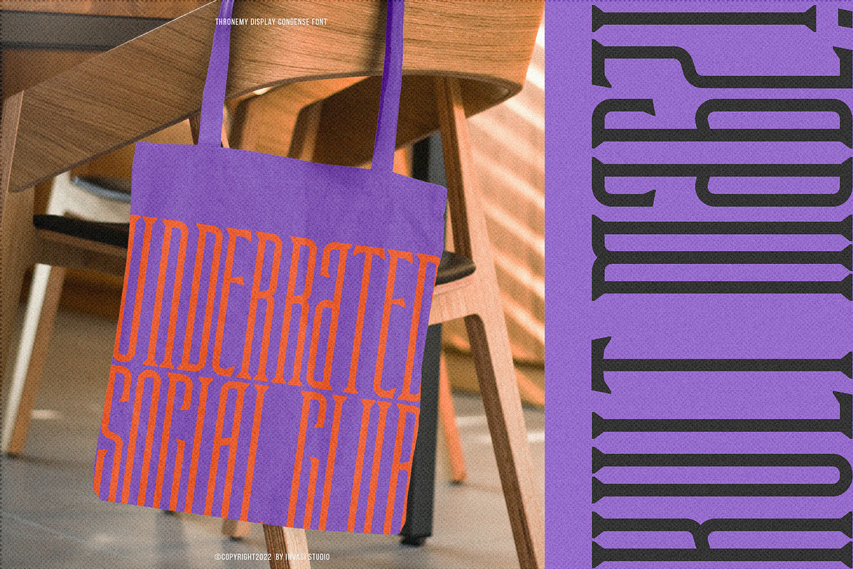 Thronemy - Condensed Serif Display, a Serif Font by Invasi Studio (Photo 6 of 8)