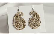 Flower Earrings Vector Set, a Graphic by musafir_fashion (Thumbnail 4 of 11)
