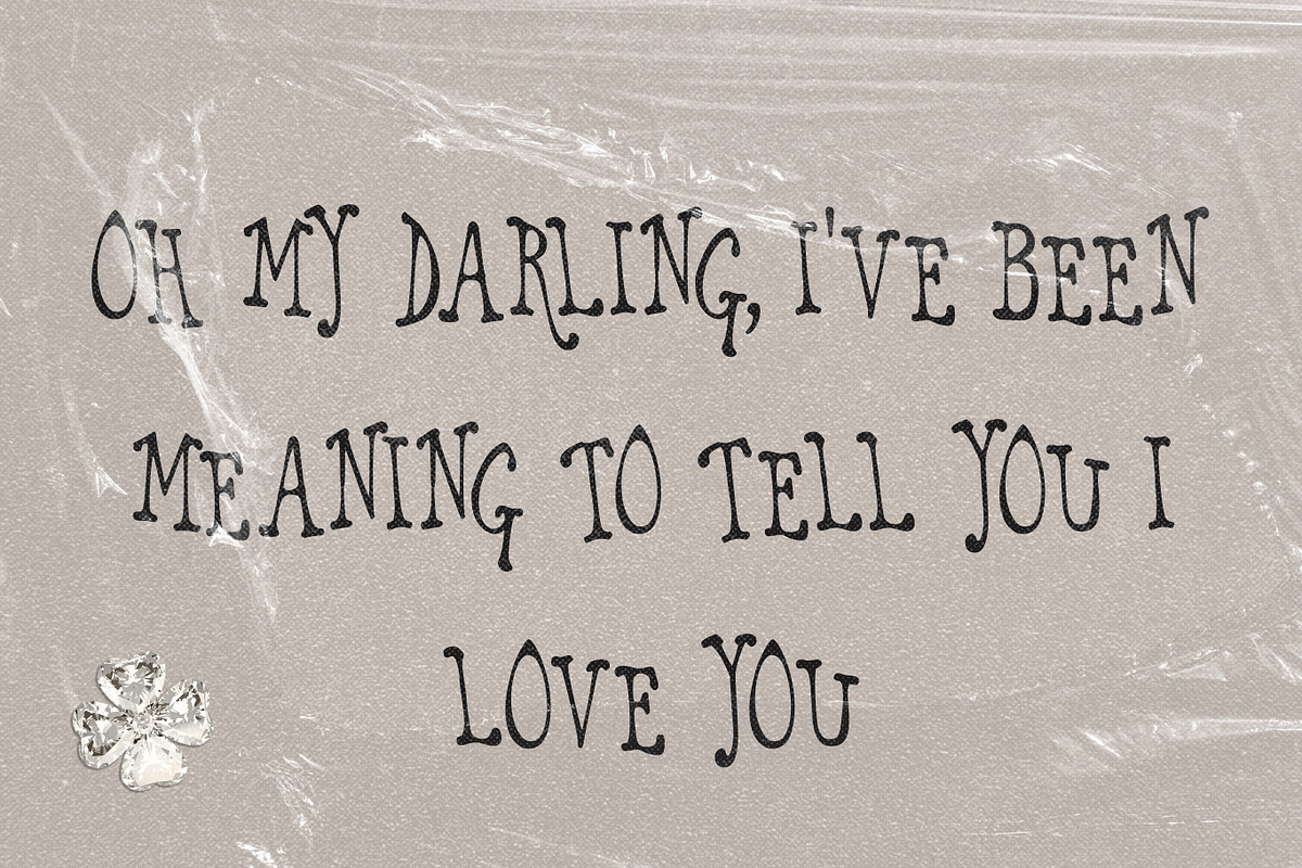 Hannah Has Secrets Wobbly Font, a Serif Font by The October Creative (Photo 6 of 8)