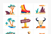 Flat Desert Icons, a Duotone Icon by Prosymbols (Thumbnail 10 of 17)