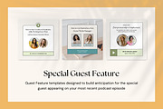 Podcast Promo Instagram Templates, a Social Media Template by Fallon Gerst (Thumbnail 10 of 16)
