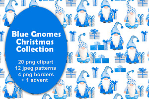 Blue Gnome Christmas Collection