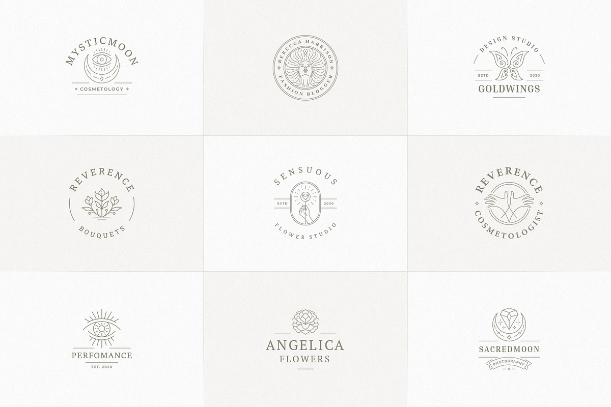 36 Elegant Logo Templates | Canva, a Branding & Logo Template by Vasya Kobelev (Photo 9 of 10)
