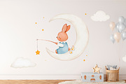 Magic dreams watercolor collection, an Animal Illustration by AfonshinaArt (Thumbnail 4 of 12)