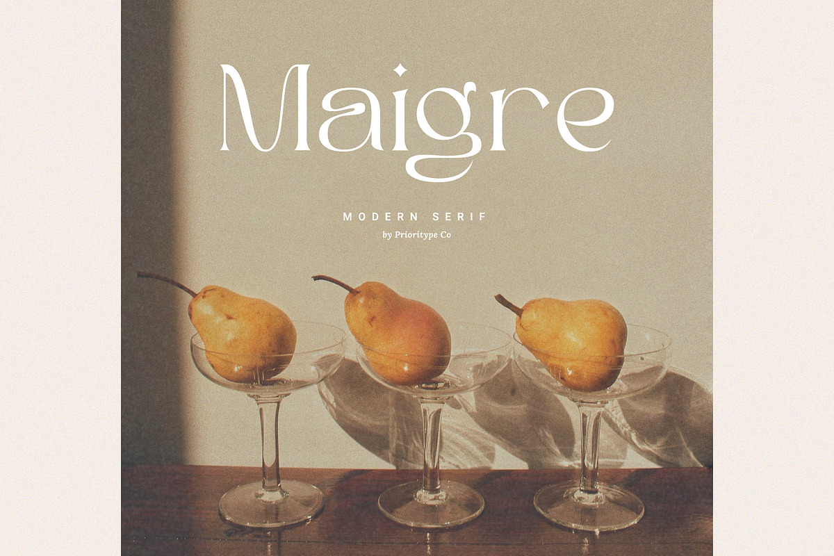 Maigre - Modern Serif, a Serif Font by Prioritype Co (Photo 15 of 15)
