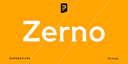 Zerno, a Serif Font by Pepper Type (Thumbnail 1 of 14)