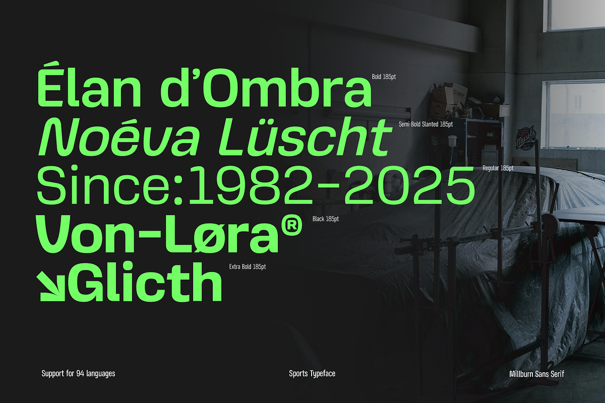 JT Millburn | Sport Racing Font, a Sans Serif Font by Jolicia Type (Photo 11 of 14)