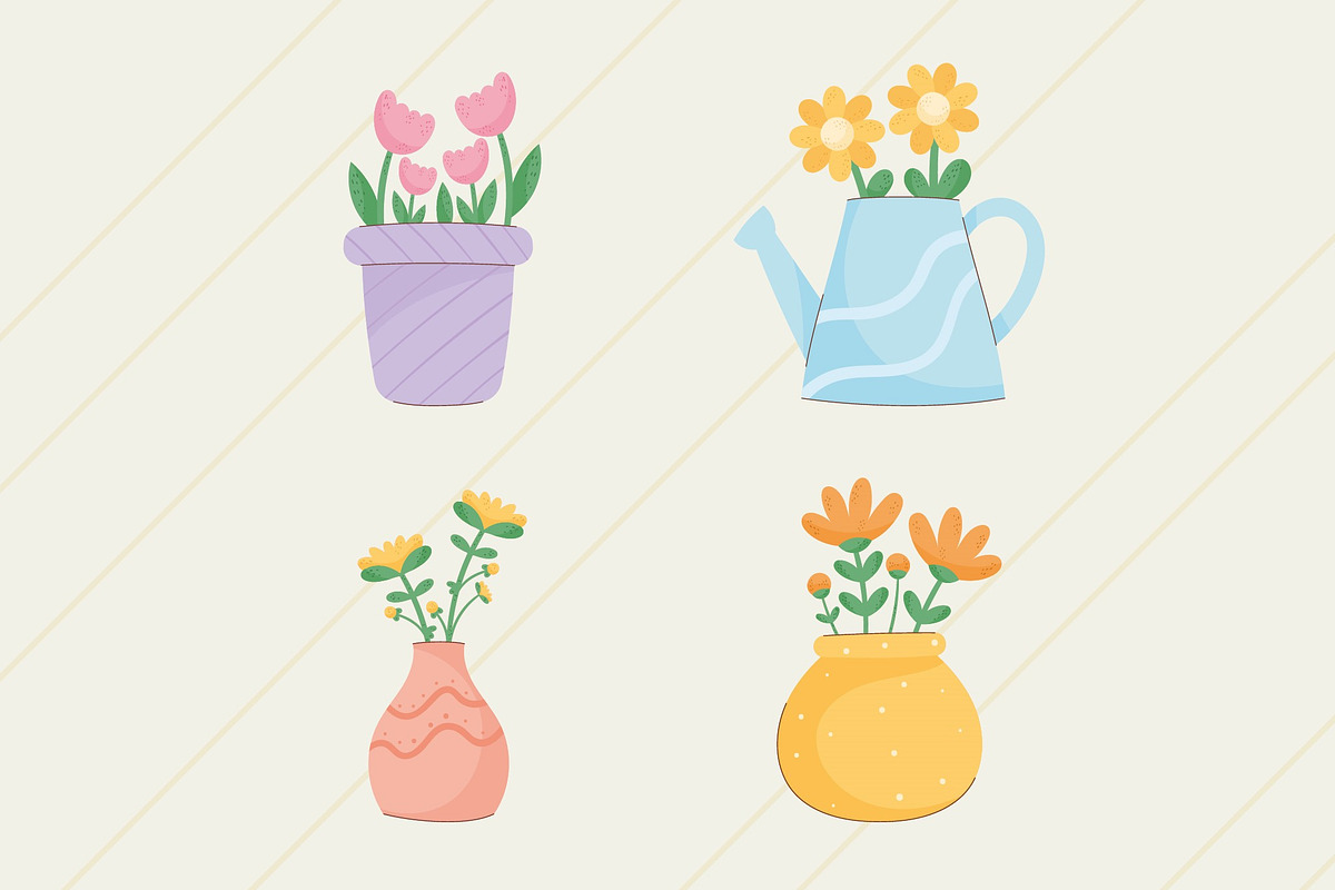 Cute Florist Icons Set preview 4