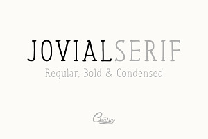 Jovial Serif Pro - Handwritten Fonts